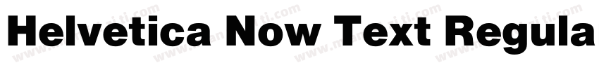 Helvetica Now Text Regular字体转换
